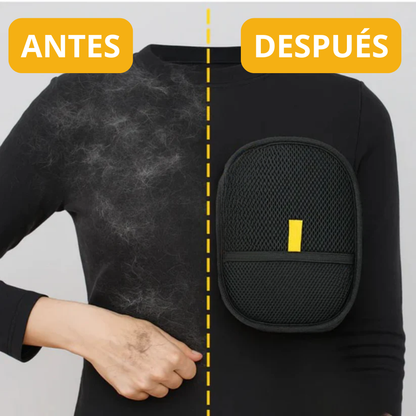 2x1 Guante Quita-Pelos + REGALO: Cepillo Vapor