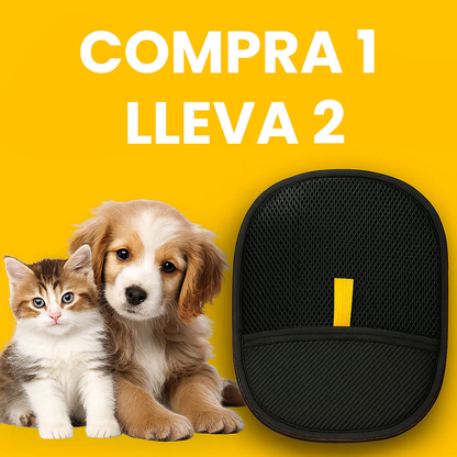 2x1 Guante Quita-Pelos + REGALO: Cepillo Vapor