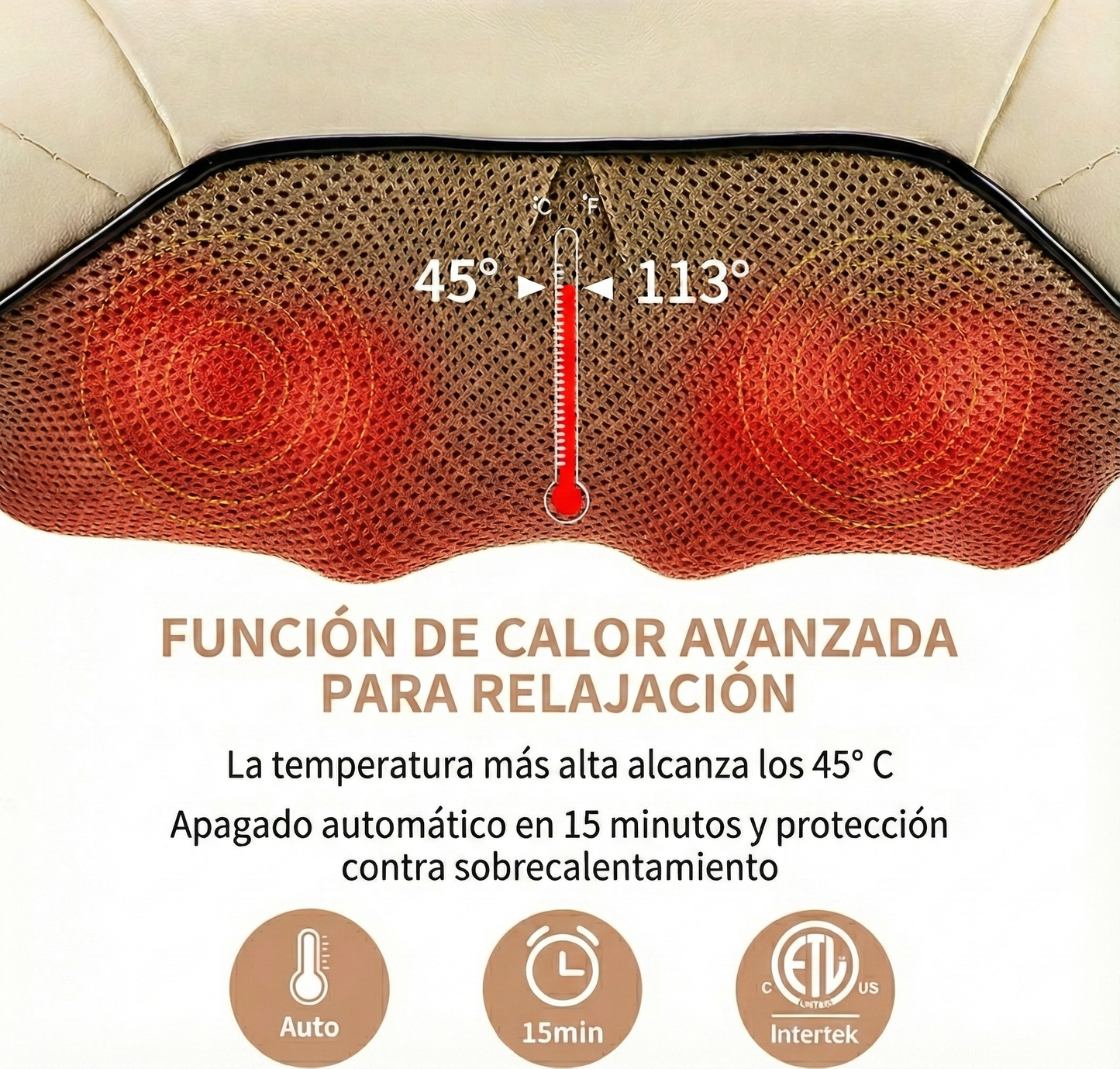 Masajeador Shiatsu de Cuello y Espalda + REGALO: Corrector de Postura