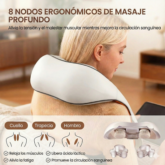 Masajeador Shiatsu de Cuello y Espalda + REGALO: Corrector de Postura
