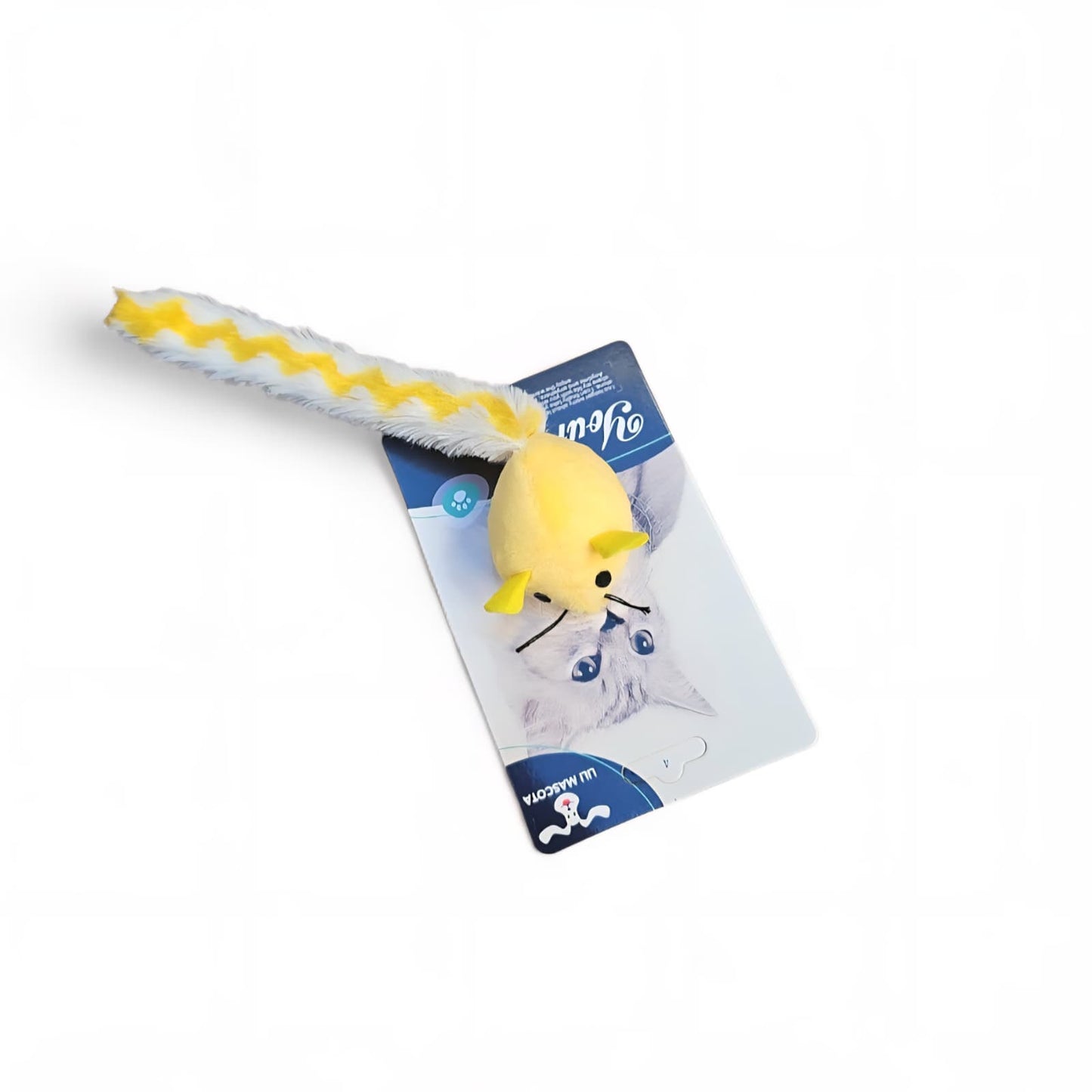 Juguete raton cola bicolor