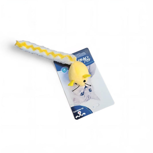 Juguete raton cola bicolor